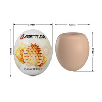 Мастурбатор PRETTY LOVE Pleasure Egg II, ABS / TPR — Переглянути зображення 3