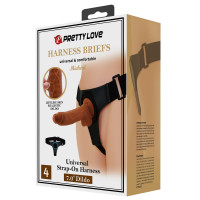 Страпон HARNESS BRIEFS- Micheal, Universal Strap-On, 7.0'' Dildo — Просмотреть изображение 3