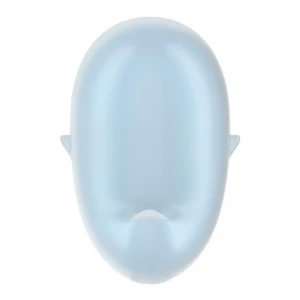 Вакуумний стимулятор клітора для жінок з вібрацією Satisfyer Cutie Ghost, блакитний