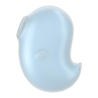 Вакуумний стимулятор клітора для жінок з вібрацією Satisfyer Cutie Ghost, блакитний — Просмотреть изображение 3
