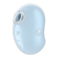 Вакуумний стимулятор клітора для жінок з вібрацією Satisfyer Cutie Ghost, блакитний — Просмотреть изображение 6