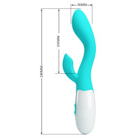 Вібратор PRETTY LOVE Brighty light blue, 30 function — Просмотреть изображение 6