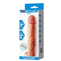 Насадка  на пеніс PRETTY LOVE Gerd Flesh, Extend your penis lenghth 3'' (76mm)