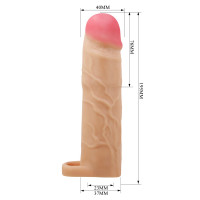 Насадка  на пеніс PRETTY LOVE Gerd Flesh, Extend your penis lenghth 3'' (76mm) — Просмотреть изображение 8