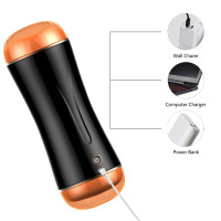 Мастурбатор з вібрацією B - Series Fox Vibrating Masturbation, подвійний — Просмотреть изображение 6