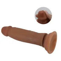 Фалоімітатор PRETTY LOVE QUENTIN 7.2(184mm) Sliding Skin Series TPR, Suction base Bendable — Переглянути зображення 4