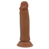Фалоімітатор PRETTY LOVE QUENTIN 7.2(184mm) Sliding Skin Series TPR, Suction base Bendable — Переглянути зображення 7