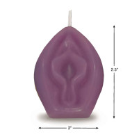 Свічка Edens Candle Vanilla Scented Vagina, фіолетова