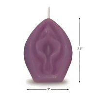 Свічка Edens Candle Vanilla Scented Vagina, фіолетова — Просмотреть изображение 2