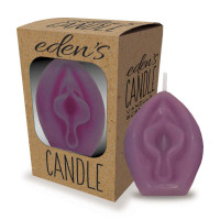 Свічка Edens Candle Vanilla Scented Vagina, фіолетова — Просмотреть изображение 3