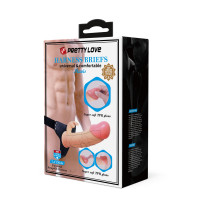 Порожній страпон Pretty Love Harness Briefs Mavis, тілесний — Просмотреть изображение 3