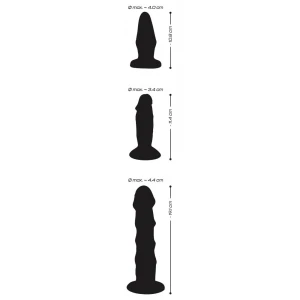 Набір анальних іграшок 3pc dildo set