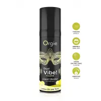 Збуджуючий гель з ефектом вібрації Orgie Dual Vibe! Liquid Vibrator Lemon Gin and Tonic, лимонний дж — Переглянути зображення 3