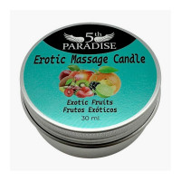 Масажна свічка 5th Paradise Erotic Massage Candle Exotic Fruits, екзотичні фрукти, 30 мл