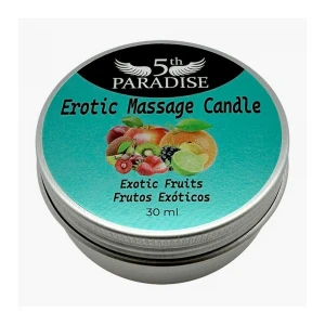 Масажна свічка 5th Paradise Erotic Massage Candle Exotic Fruits, екзотичні фрукти, 30 мл