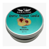 Масажна свічка 5th Paradise Erotic Massage Candle Peach, персик, 30 мл