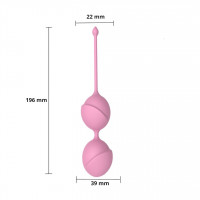 Вагінальні кульки Sweet Play Kegel Balls A11, рожеві — Просмотреть изображение 3