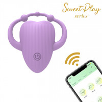 Кліторальний вібратор Sweet Play Vibrating Massager APP Controlled A5, фіолетовий — Просмотреть изображение 4