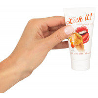 Масажний гель Lick it Erotic Massage Gel Sex On The Beach, секс на пляжі, 50 мл — Просмотреть изображение 3