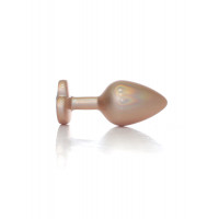 Анальна пробка B-Series Plug Jewellery Pearl Gold Heart, металева, прозора, M — Просмотреть изображение 8