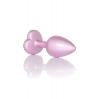 Анальна пробка B-Series Plug Jewellery Pearl Pink Heart, металева, рожева, S — Просмотреть изображение 5