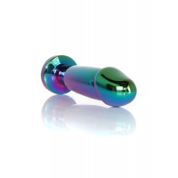 Анальна пробка Boss Series Plug Jewellery Multicolour Penis Plug, прозора, S — Просмотреть изображение 7