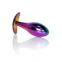 Анальна пробка Boss Series Plug Jewellery Multicolour, металева, прозора, L — Просмотреть изображение 9