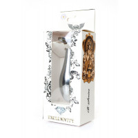Анальна пробка Boss Series Plug Jewellery Silver Rose, металева, рожева, M — Просмотреть изображение 3