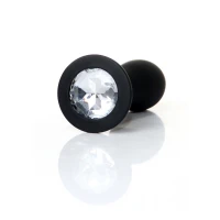 Анальна пробка Boss Series Jewellery Plug Clear, силіконова, M — Просмотреть изображение 6