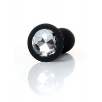 Анальна пробка Boss Series Jewellery Plug Clear, силіконова, L — Просмотреть изображение 6