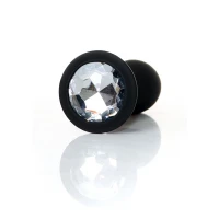 Анальна пробка Boss Series Jewellery Plug Clear, силіконова, L — Переглянути зображення 6