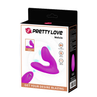 Вібростимулятор простати Pretty Love Melvin, фіолетовий