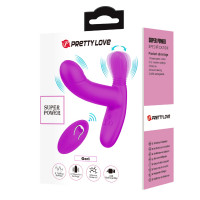 Вібратор для клітора і точки G Pretty Love Geri, фіолетовий — Просмотреть изображение 7