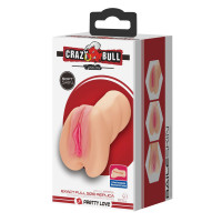 Мастурбатор вагіна CRAZY BULL - Caroline, Double holes TPR