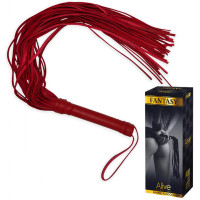 Батіг червоний Flogger Long Leather — Просмотреть изображение 3