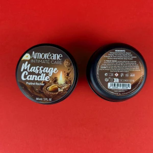 Масажна свічка Amoreane Massage Candle Praline Rocher, праліне, 30 мл