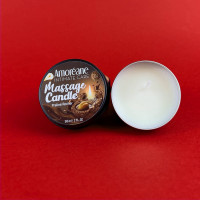 Масажна свічка Amoreane Massage Candle Praline Rocher, праліне, 30 мл — Просмотреть изображение 3