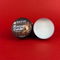Масажна свічка Amoreane Massage Candle Praline Rocher, праліне, 30 мл — Переглянути зображення 3
