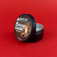 Масажна свічка Amoreane Massage Candle Praline Rocher, праліне, 30 мл — Просмотреть изображение 4