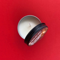 Масажна свічка Amoreane Massage Candle Praline Rocher, праліне, 30 мл — Просмотреть изображение 5