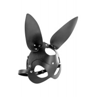 Маска зайчика Fetish Tentation Enjoy Pain Adjustable Bunny Mask, чорна
