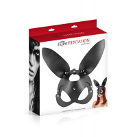 Маска зайчика Fetish Tentation Enjoy Pain Adjustable Bunny Mask, чорна — Просмотреть изображение 3