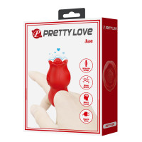 Вібратор на палець Pretty Love Jae, червоний — Просмотреть изображение 3