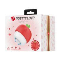 Вакуумний стимулятор клітора для жінок Pretty Love Apple Secret, червоний