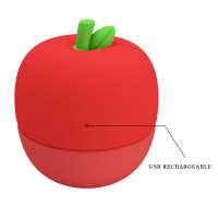 Вакуумний стимулятор клітора для жінок Pretty Love Apple Secret, червоний — Просмотреть изображение 4