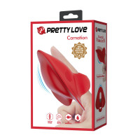 Вібратор на палець Pretty Love Carnation, червоний