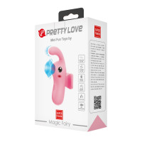 Вакуумний стимулятор клітора для жінок з вібрацією Pretty Love Magic Fairy, рожевий