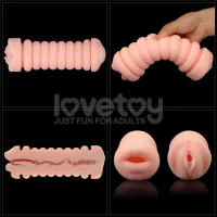 Мастурбатор Lovetoy Virgin-Skin Blowout Heavenly Vagina and Mouth, тілесний — Переглянути зображення 5