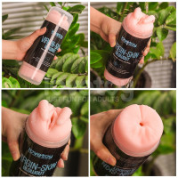 Мастурбатор Lovetoy Virgin-Skin Blowout Heavenly Vagina and Anus, тілесний — Переглянути зображення 7