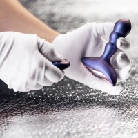 Анальна пробка з вібрацією Hueman Interstellar Remote-Controlled Anal Vibrator, фіолетова — Просмотреть изображение 10
